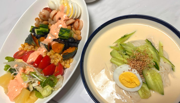  콥샐러드 만들기 두 가지 맛 요거트드레싱 레시피
