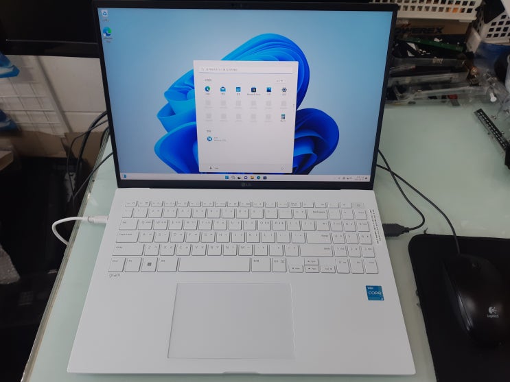 중동 컴퓨터수리 LG 노트북 인텔 12세대 16ZD90Q-GX36K 윈도우11 설치