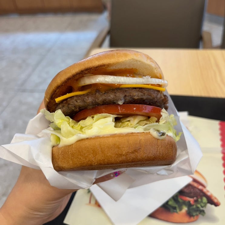  노원역 모스버거 런치 할인 BBQ 치즈버거세트 후기 및 가격