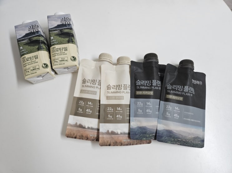  [일일하우]식물성 프로틴밀, 슬리밍 플랜 B 단백질 쉐이커 내돈내먹
