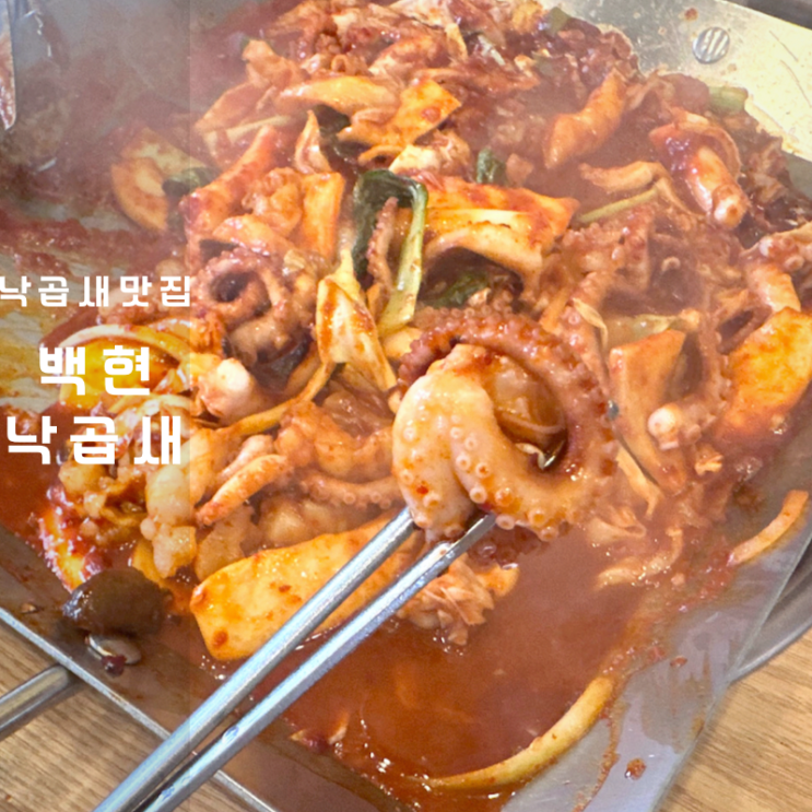  동탄 백현낙곱새 요리 낙지 철판 곱창