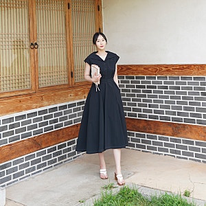 민소매 나시 휴양지 원피스 바스락 마리끌레르 롱원피스 후기