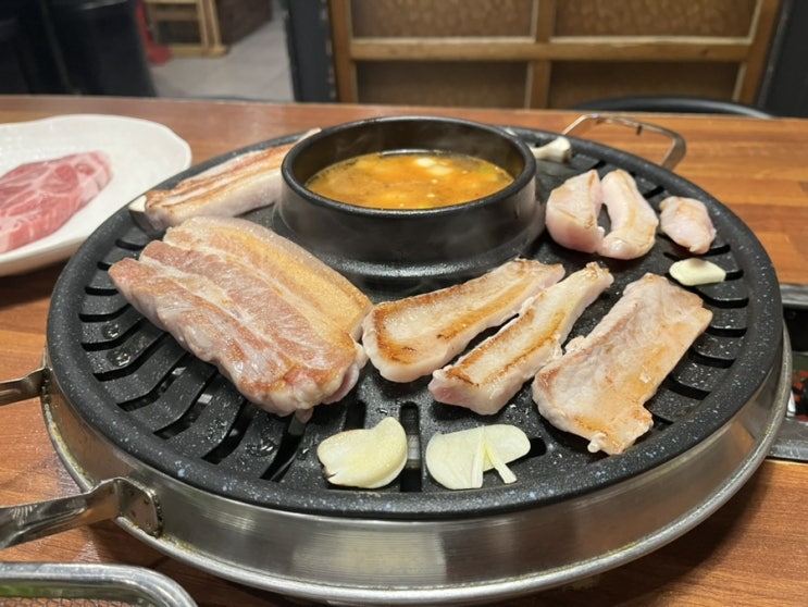   세종도담동삼겹살맛집_된장찌개 최애 ! 집앞 고기 맛집 한마음 정육식당에 다녀오다. 내돈내산 :-)