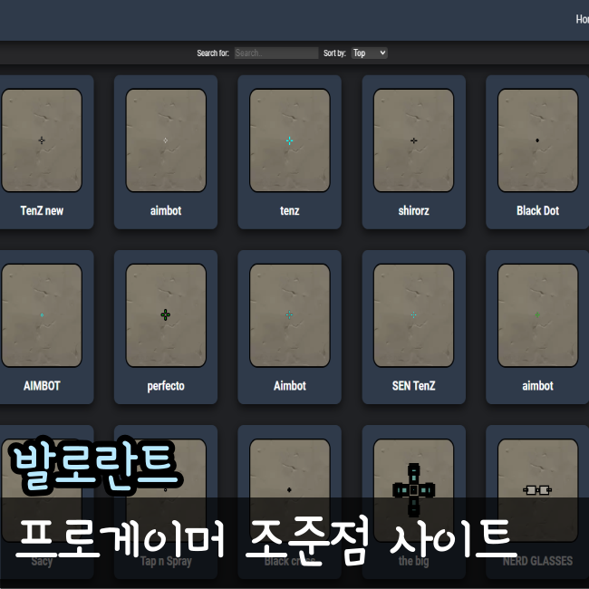  발로란트 조준점 사이트, Demon1 조준선