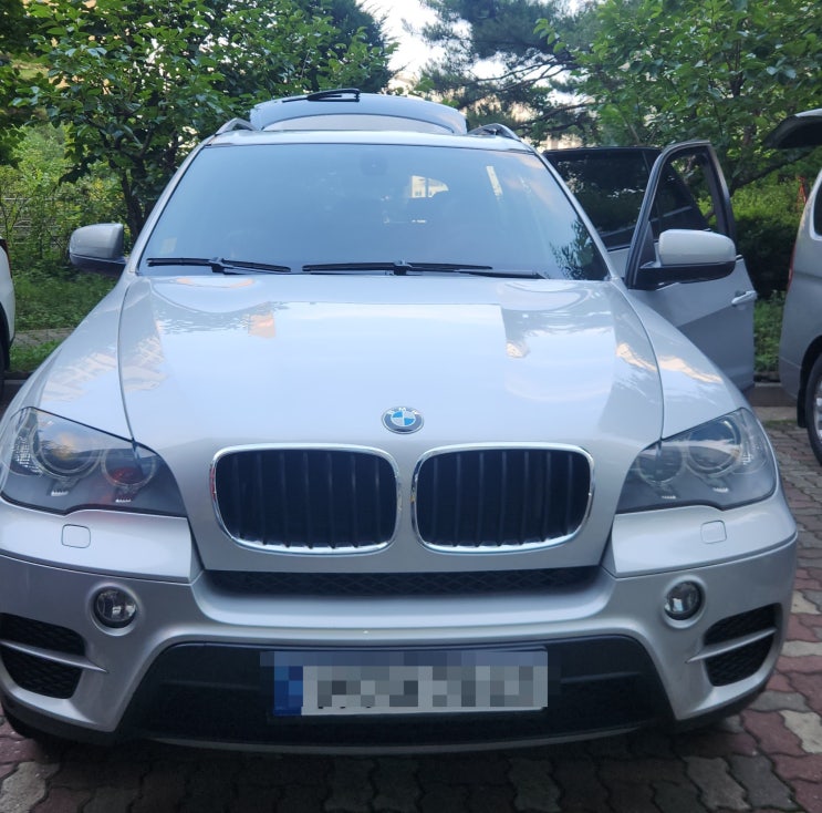  동대문 청량리 BMW X5 보조석 라떼 쏟음 실내 세차