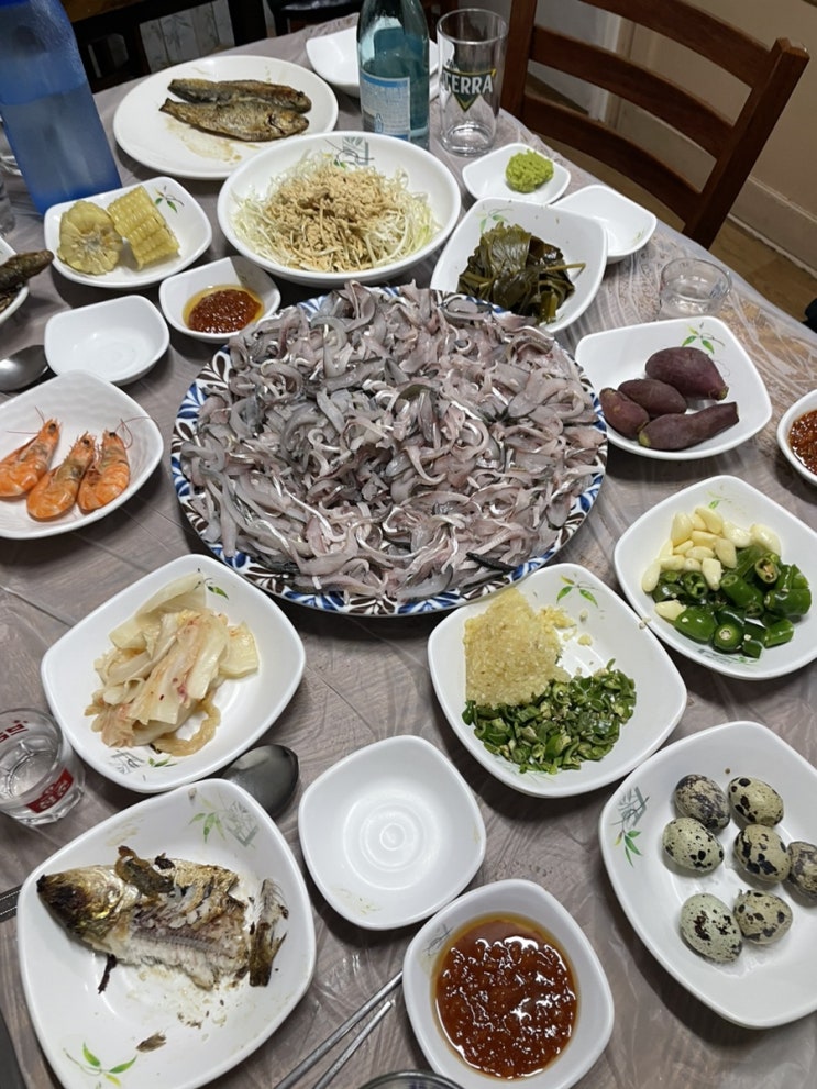  부산 명지시장 가을전어 저렴하고푸짐한곳!