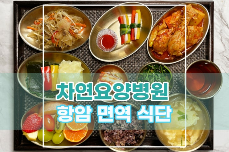  차연요양병원 항암 면역 식단 식이요법
