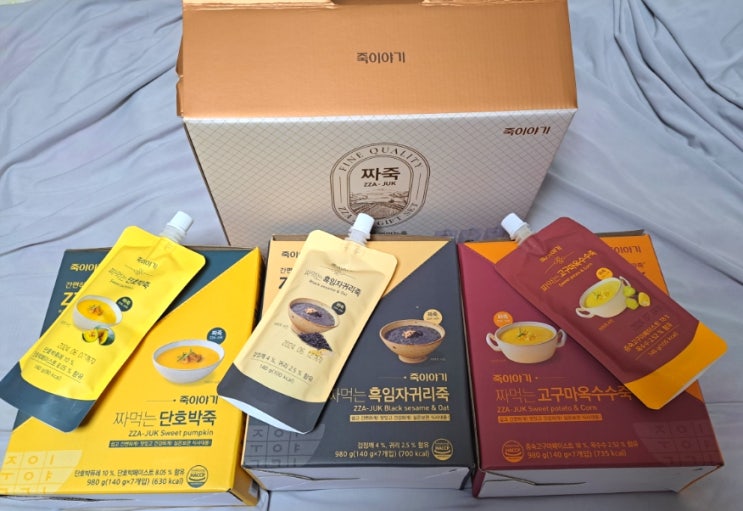 명절선물세트로 좋은 죽이야기 짜죽 3종 혼합 선물세트 명절선물세트로 좋은 죽이야기 짜죽 3종 혼합 선물세트