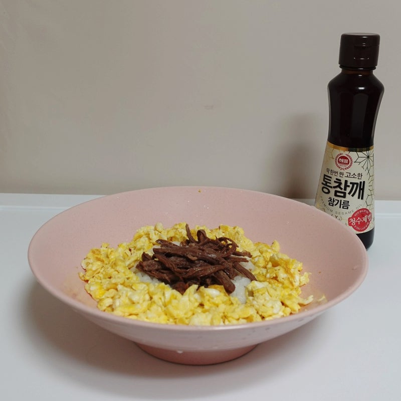 진하고 고소한 ‘사조 해표 통참깨참기름’ 계란 장조림 비빔밥 만들기