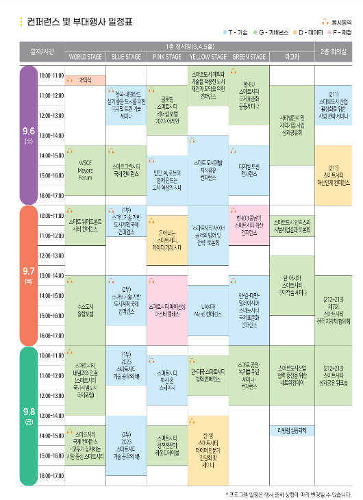 세계 스마트도시의 축제, 「월드스마트시티엑스포 2023」 열린다