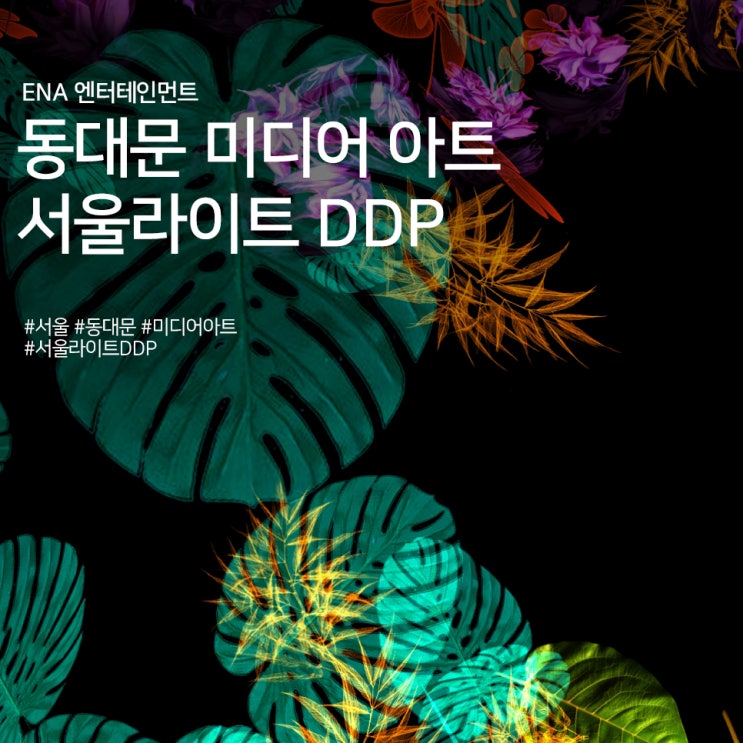 동대문에서 즐기는 미디어아트! 서울라이트 DDP 정보