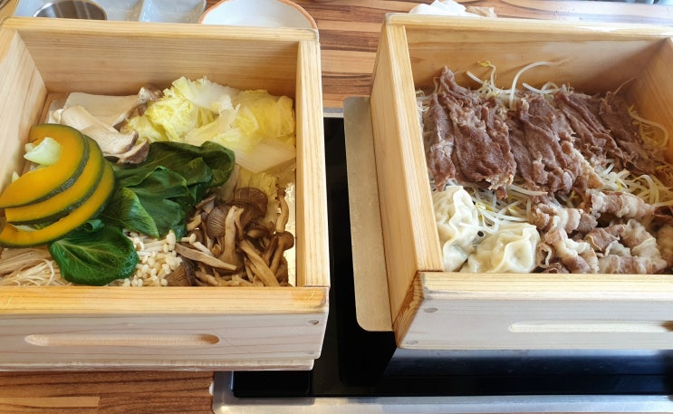  장안동 맛집 샤브샤브 칼국수 일조얼큰샤브칼국수