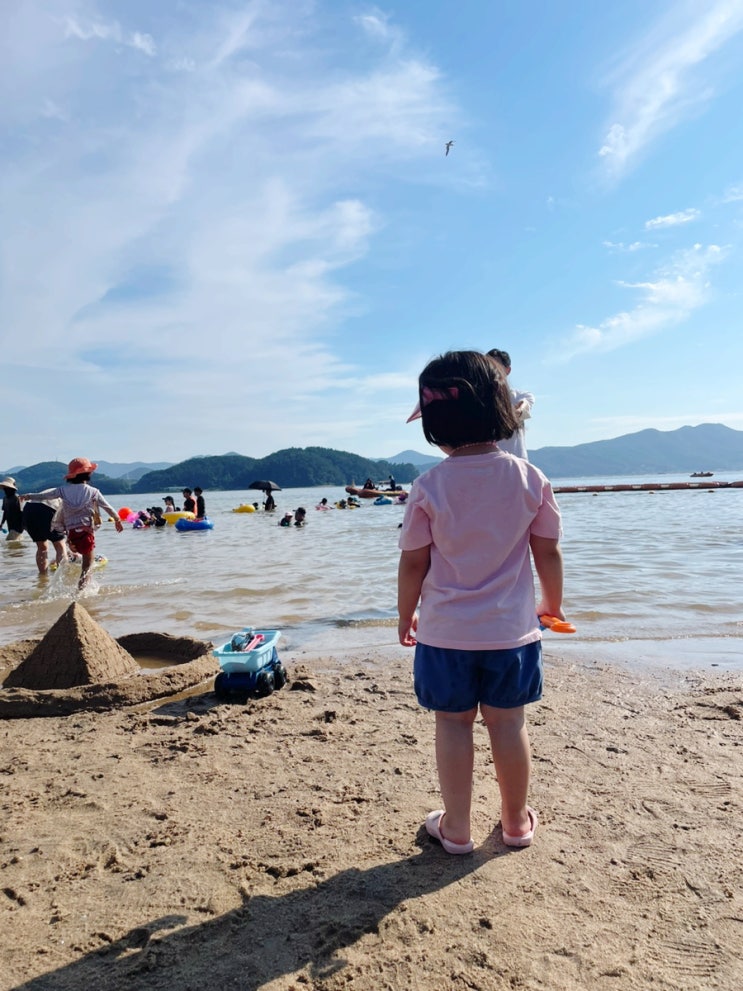  광암해수욕장 모래놀이 