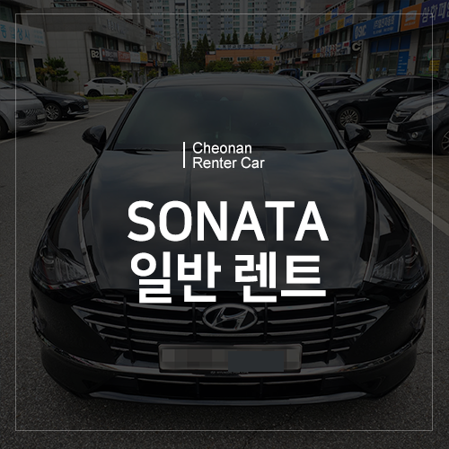  천안 렌터카 일반렌트로 소나타 DN8 출고 완료! 날씨 굿굿!