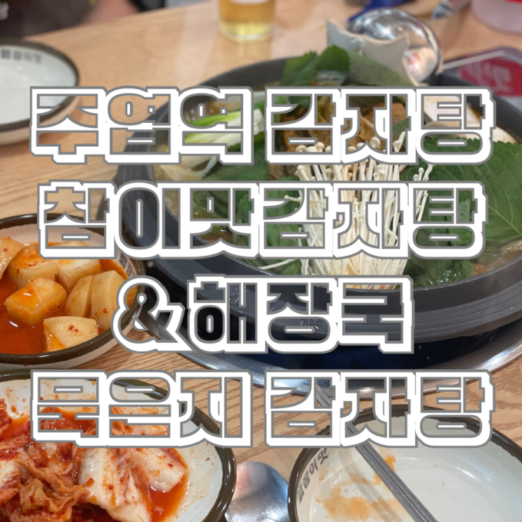  일산감자탕 참이맛감자탕&해장국 주엽점 묵은지감자탕 후기