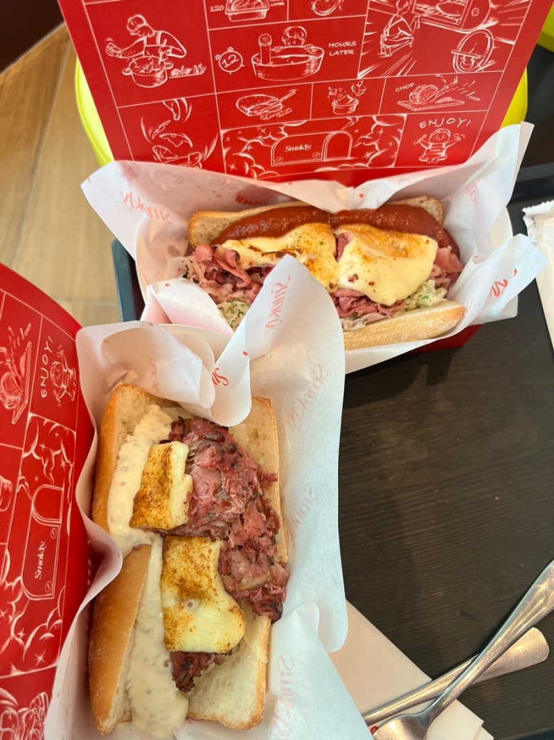 하남스타필드 취요남 Smokly sandwich 방문기!