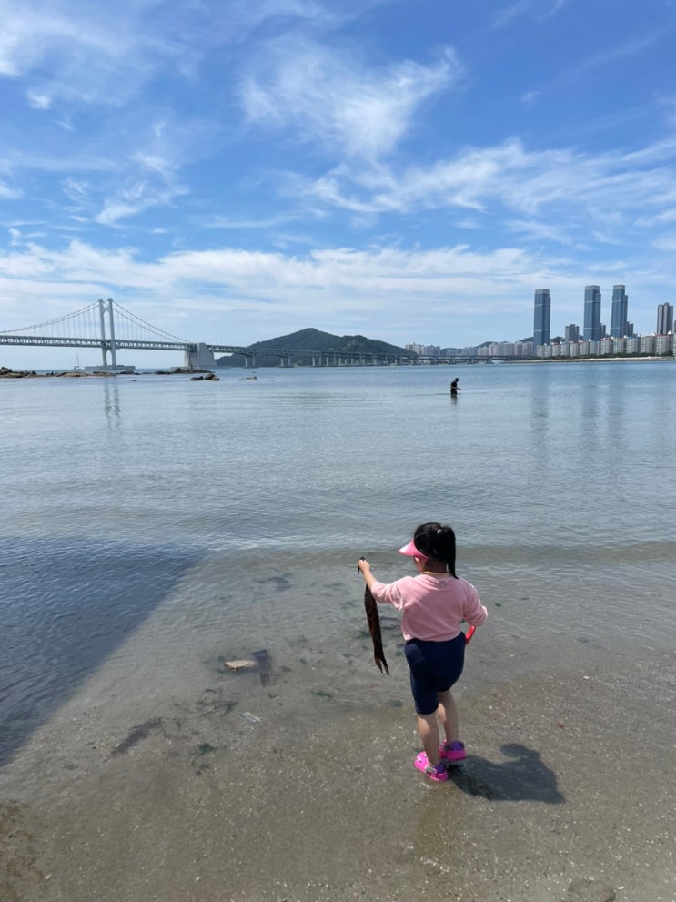  광안리 바닷가 소꿉놀이