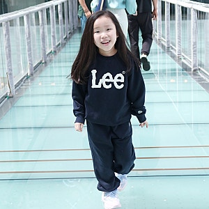 리(Lee) 키즈 스웻셋업 가을코디! 맨투맨 & 조거팬츠 아동복브랜드 추천해~