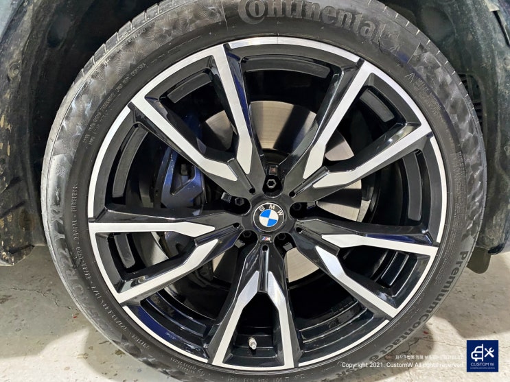 BMW X7 40d 755M 다이아몬드 컷팅 휠수리 휠복원