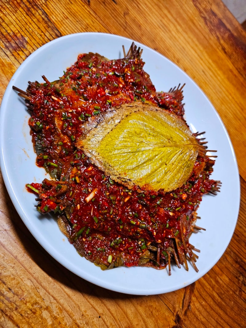 삭힌 깻잎지 깻잎삭히기 기간 소금물에 삭히기 가을깻잎 단풍깻잎