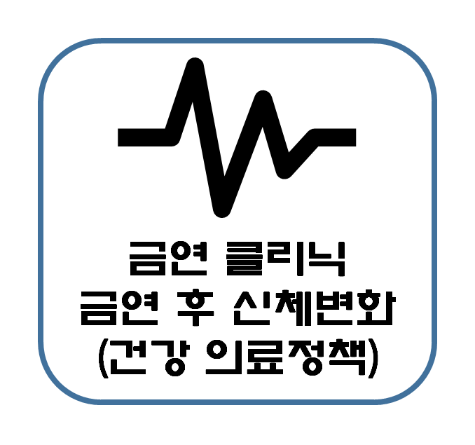  보건소 금연 클리닉 서비스 및 금연 후 신체 변화 : 정부 건강 의료정책