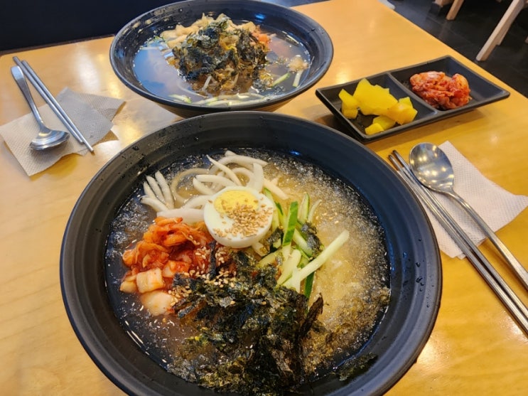  국수나무 탱글한 생면으로 만든 메뉴 시원한 냉국수 한그릇 해요 화정역점