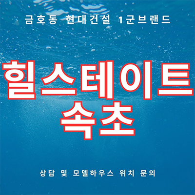  힐스테이트 속초 신규아파트 금호동 현대엔지니어링 미분양아파트 선착순 동호지정 강원도 줍줍 잔여세대 분양가 홍보관