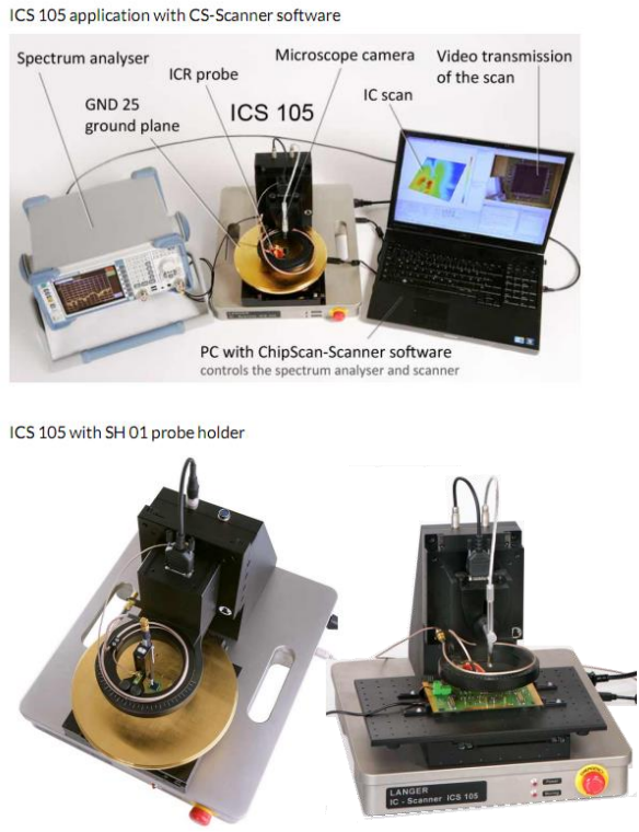  LANGER, IC level EMC 측정, IC level EMI 측정시스템, 반도체 Chip EMC측정, 반도체 Chip EMI측정, 반도체 칩 노이즈 측정