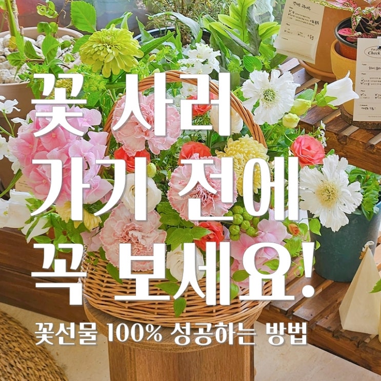  [플라워니] 꽃선물 100% 성공하는 방법