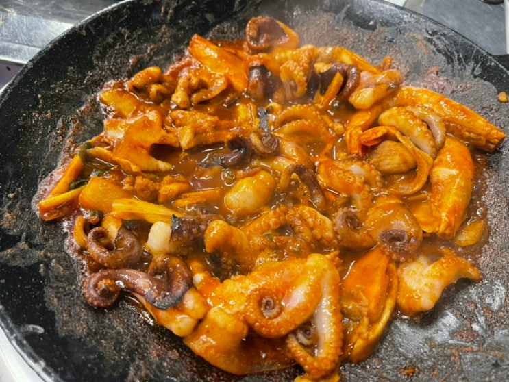  제주살이 제주 즐기기 제주 쭈꾸미 맛집 쭈슐랭 철판쭈삼새 후기
