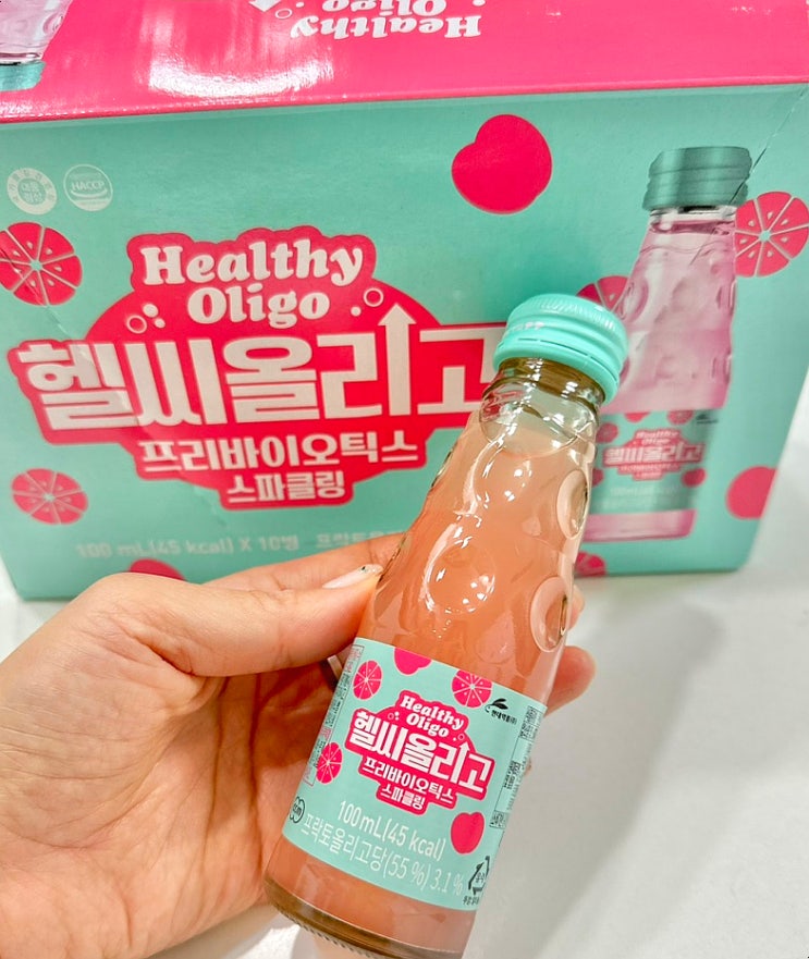  헬씨올리고] 프리바이오틱스 스파클링 맛있는 손님접대용 음료 추천