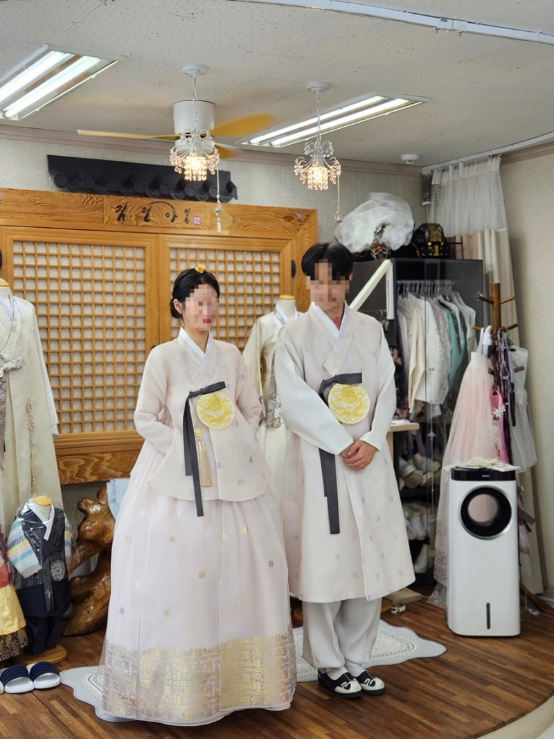 전주웨딩한복 대여 김현아한복