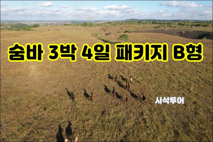  인도네시아 숨바섬 NTT 3박 5일 패키지 여행 B형