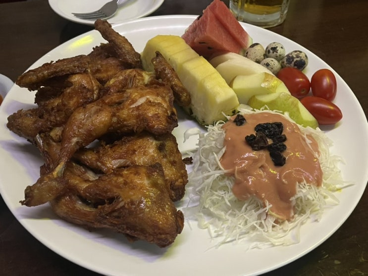  리빠똥 과일치킨 상왕십리 치킨맛집 치킨을 시키면 과일을 주는 치킨집이 있다 없다