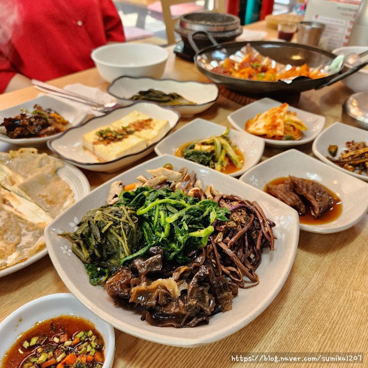 양양맛집 오색약수터 곰취식당 곰취네정식 돼지주물럭백반 후기