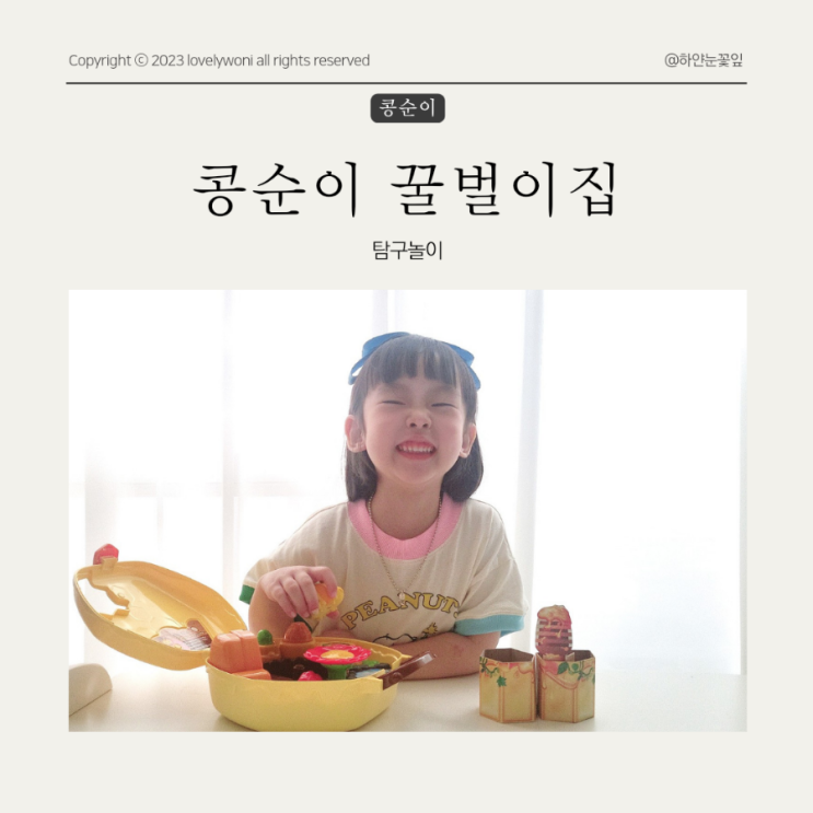  4세 장난감 콩순이꿀벌이집 자연관찰 탐구놀이 콩순이장난감추천