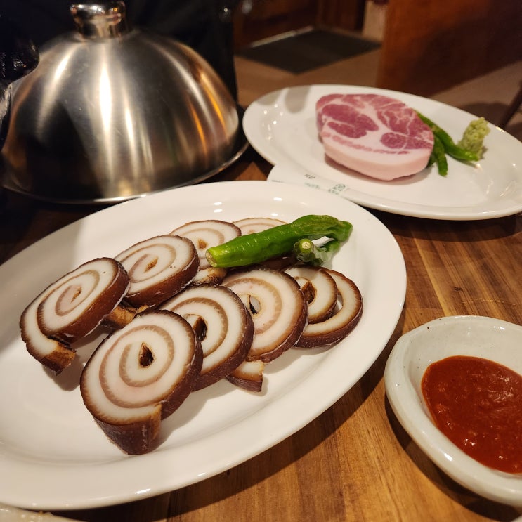  울산 달동 고깃집 노곡회관 신상 돼지고기 맛집 껍데기 강추