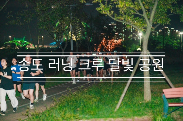끝나가는 여름에 달려본다 <송도 러닝 크루 달빛 공원> 끝나가는 여름에 달려본다 <송도 러닝 크루 달빛 공원>