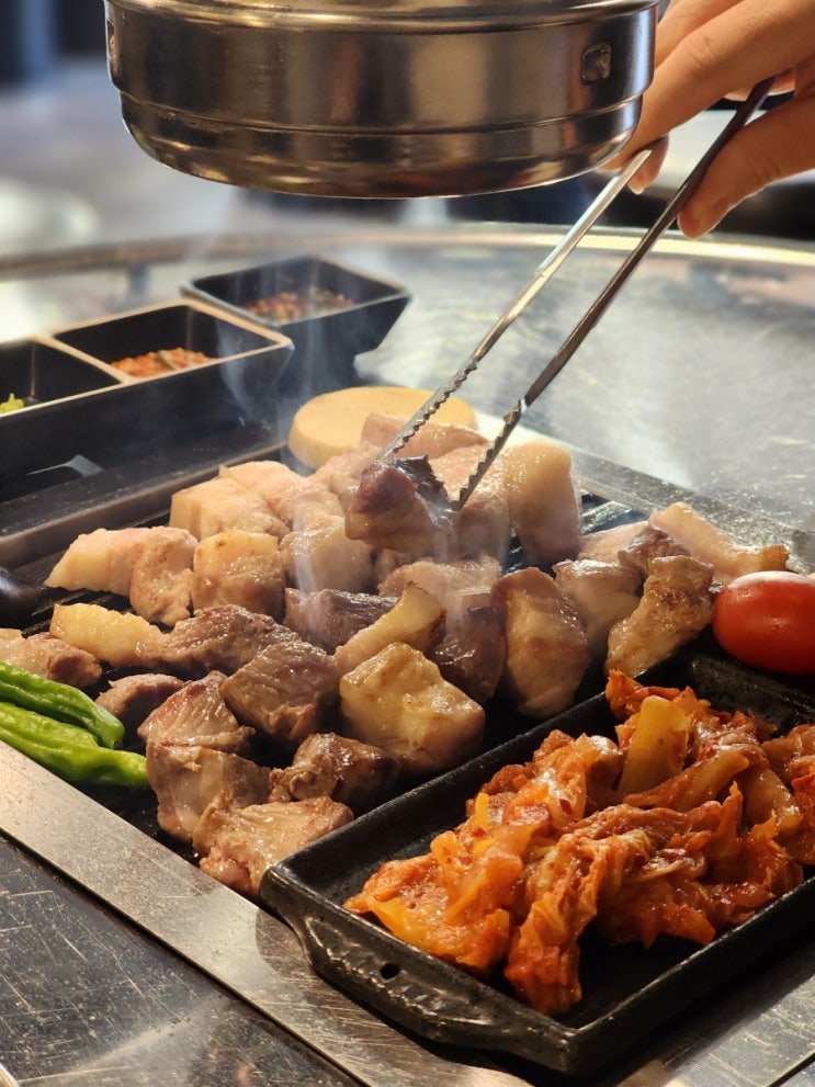  구리맛집 [오프로고깃집] 정육점에서 직접 손질하는 인창동삼겹살
