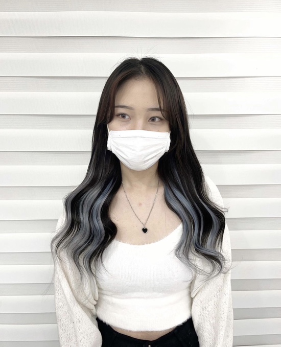  부산붙임머리 특수컬러 단발커버붙임머리
