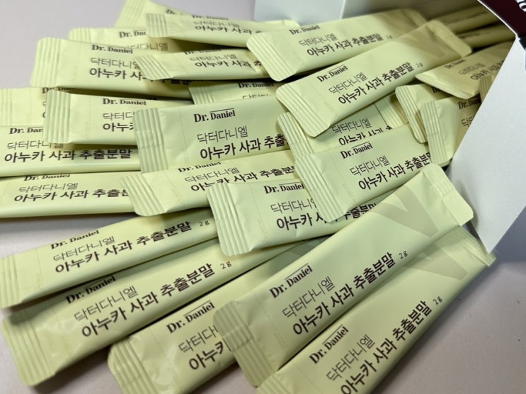  닥터다니엘 아누카사과추출분말 탈모에 좋은 영양제 머리카락영양제