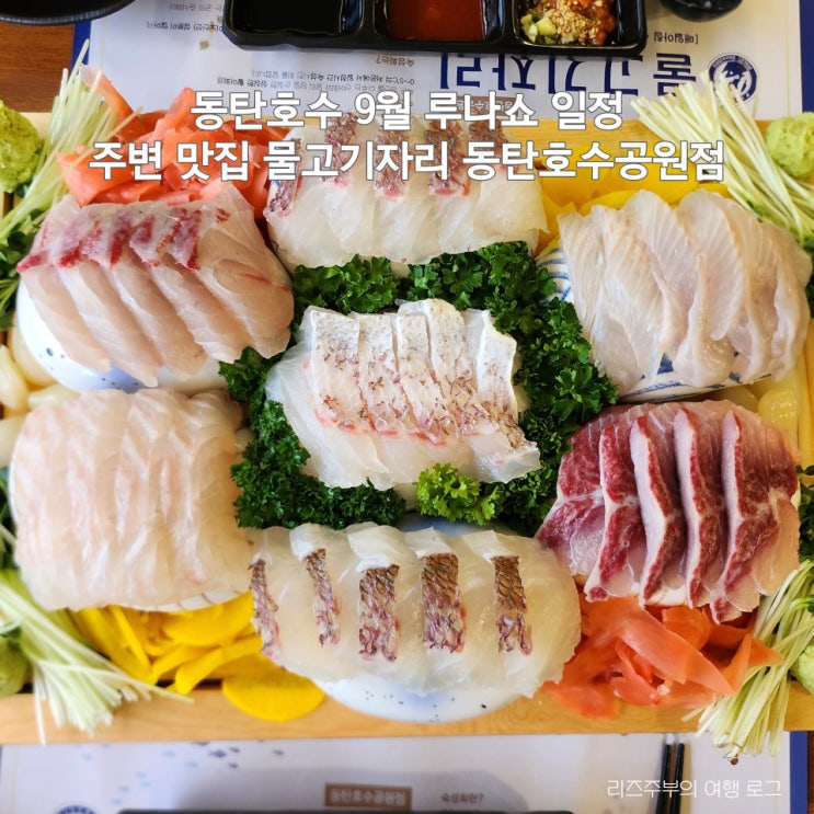  동탄호수공원 9월 루나쇼 일정 : 주변 맛집 물고기자리 동탄호수공원점