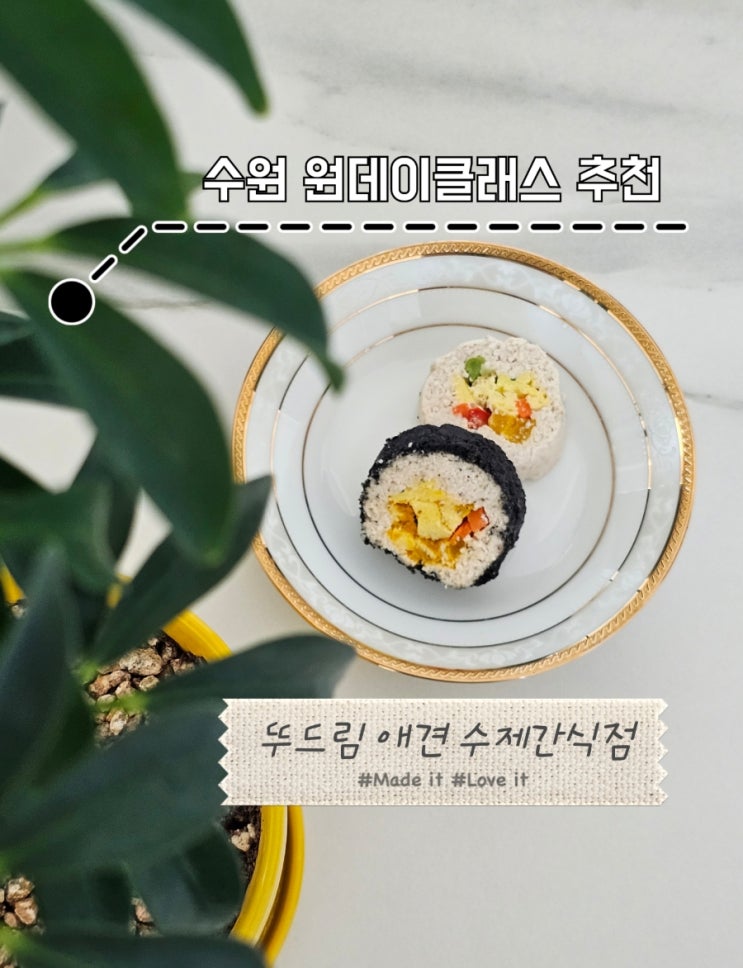  영통 애견 수제간식 뚜드림, 원 데이 클래스 반려견 화식 만들기 체험했어요