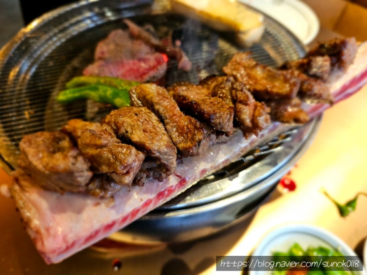  파주 갈비집 야당역 봉우리가든 시그니처 산봉우리 소갈비