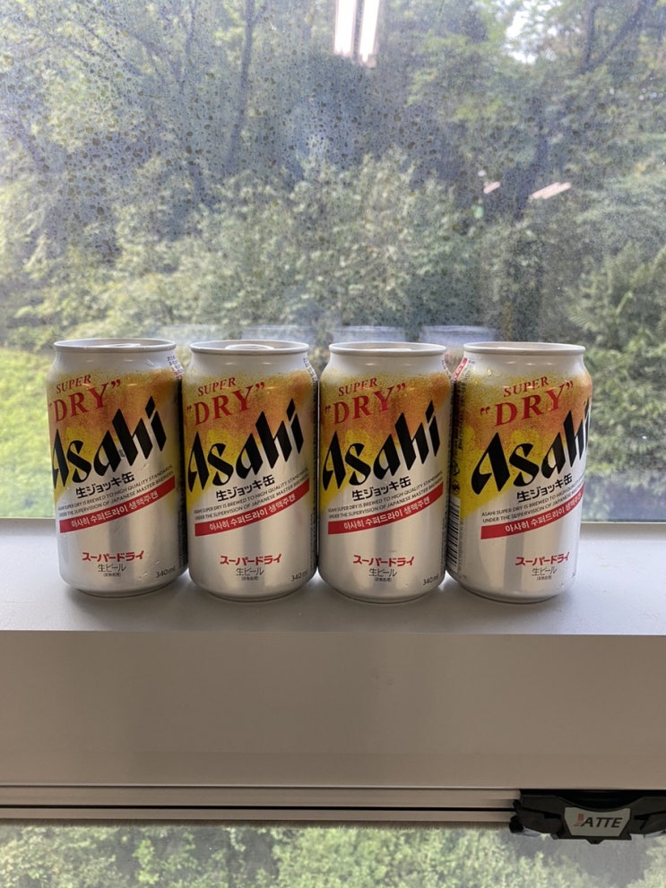  내돈내산 / 아사히 슈퍼드라이 생맥주 캔, 응 생맥주맛? 거품맛?