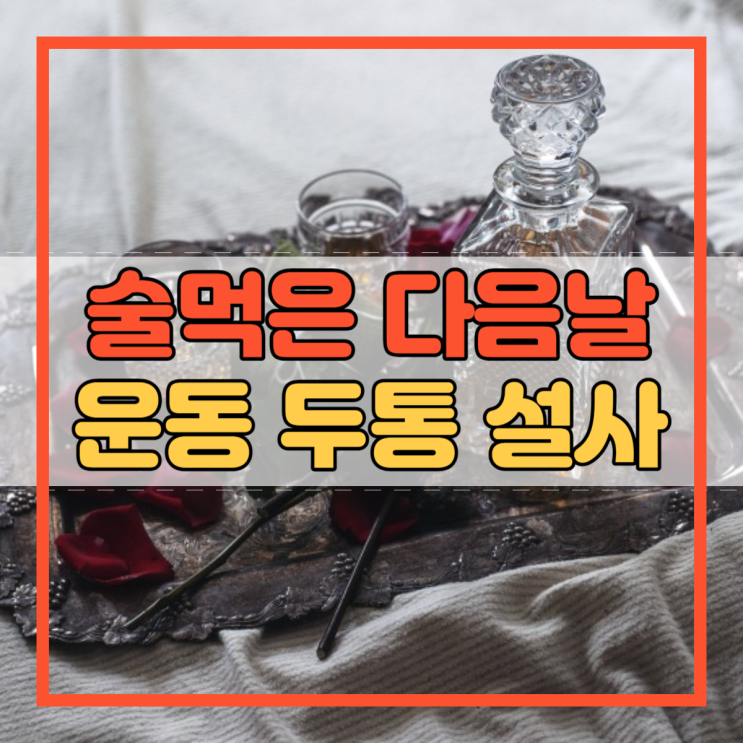  술먹은 다음날 운동 두통 설사 궁금증!