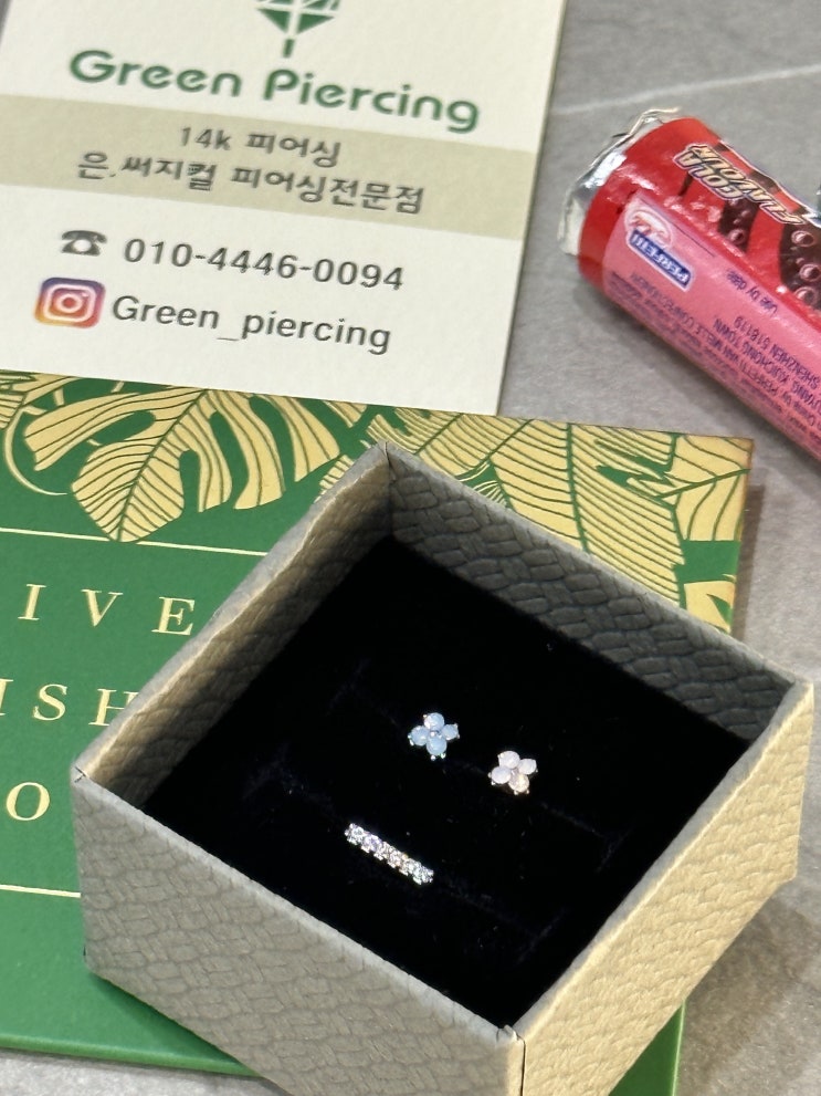  배곧피어싱전문점 그린피어싱 귀테리어 잘하는 곳