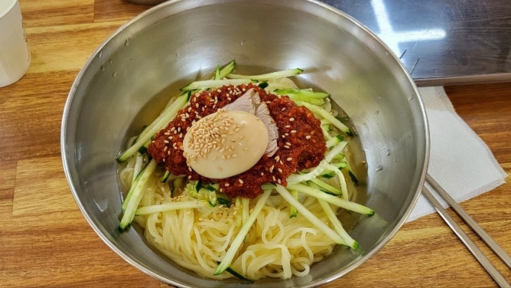  진주밀면 최고의 가성비 신가네밀면 맛집