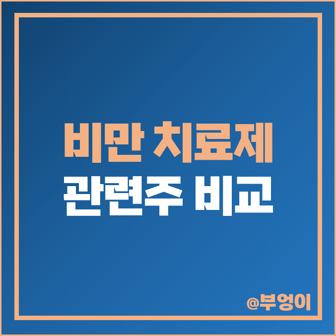 비만 치료제 관련주 동아에스티 주식 큐라티스 일동제약 주가 비만 치료제 관련주 동아에스티 주식 큐라티스 일동제약 주가