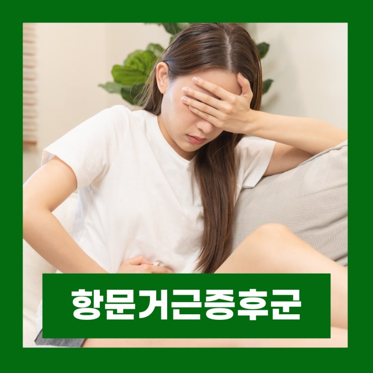  항문거근증후군 증상 원인 치료법 변비 치칠과 다른 통증